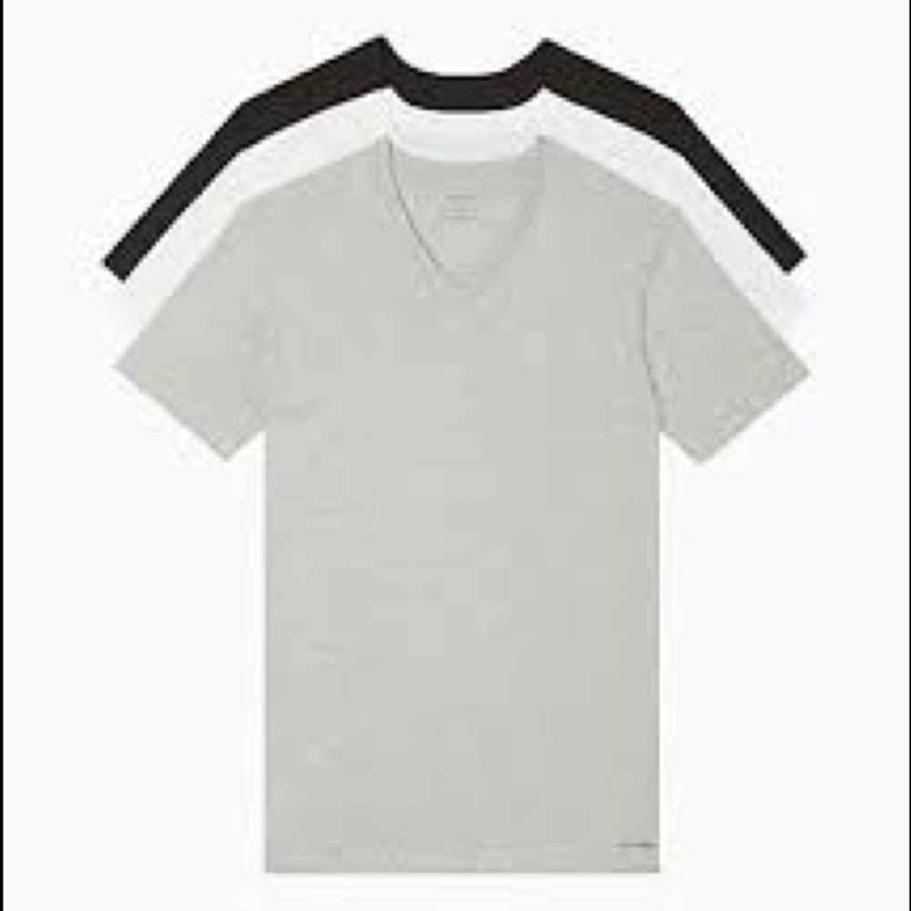 Set of 4 V-neck CK tshirt bundle